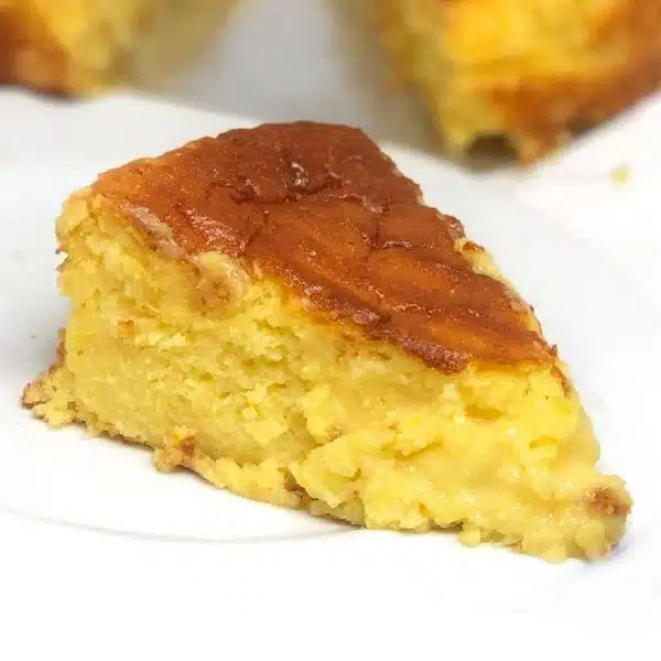 Fatia de Bolo de Milho Cremoso Fit Funcional (tipo Pamonha) 115g - Sem Açúcar / Glúten / Lactose