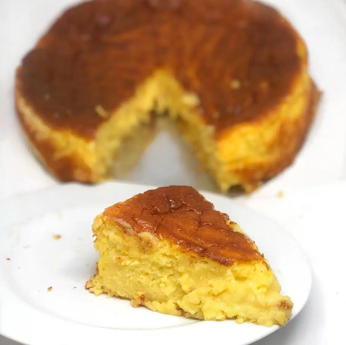 Fatia de Bolo de Milho Cremoso Fit Funcional (tipo Pamonha) 115g - Sem Açúcar / Glúten / Lactose - Imagem 3