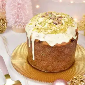 Mini Chocotone Fit recheado com Brigadeiro de Pistache 210g - Low Carb, Zero Açúcar, Sem Glúten, Sem Lactose